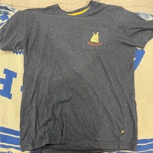 Howler Brothers Charcoal Tee with Yellow Logo
